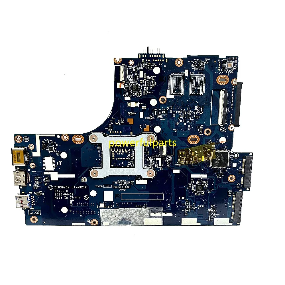 For Lenovo S410 S40-70 M40-70 Laptop Motherboard ZIUS6/S7 LA-A321P i5-4200 i5-4210 Cpu Working Good