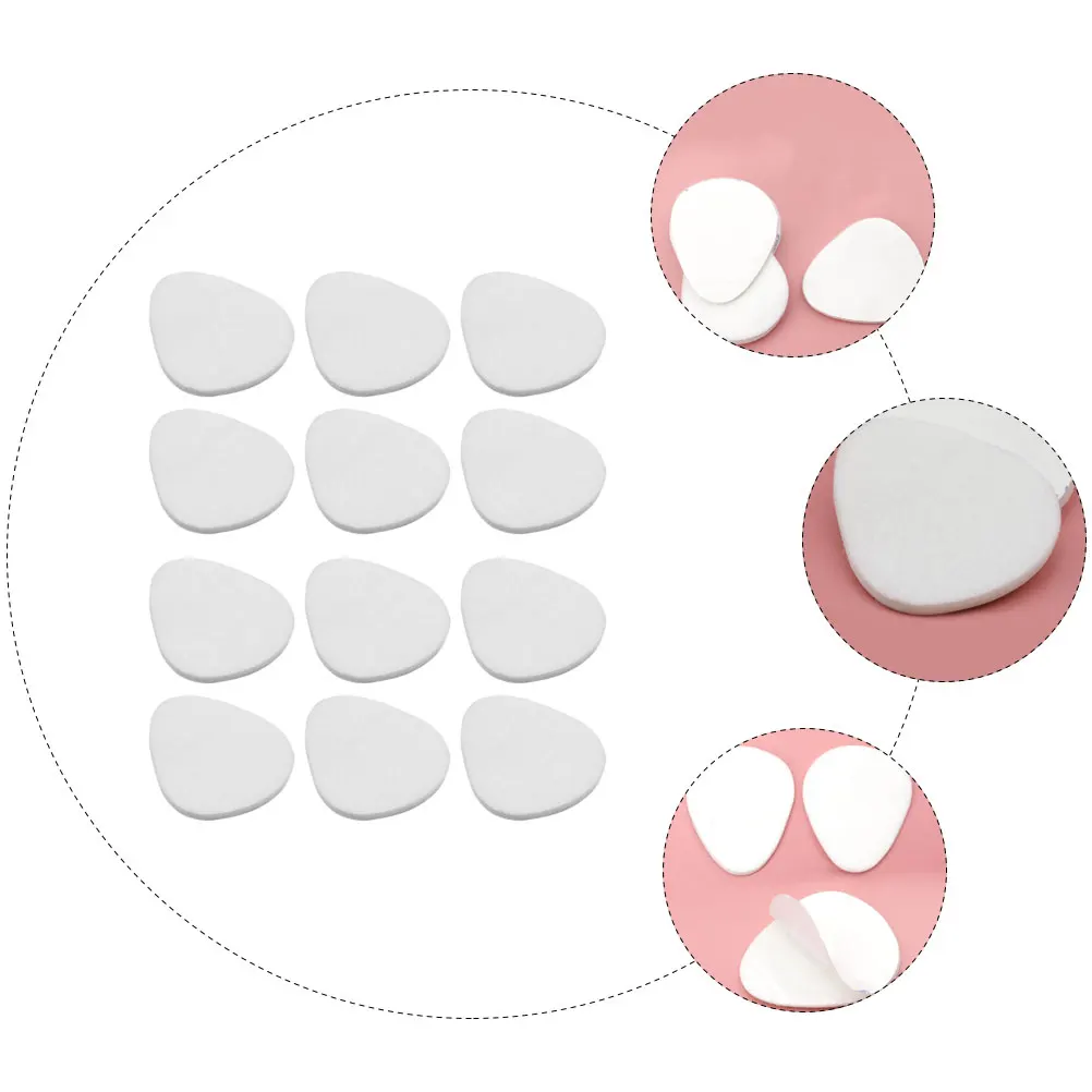 

6 Pairs High Heel Forefoot Pads Anti Slip Insoles Lightweight Women White Shoe Cushions Foot Care Tools Size Adjustable Walking