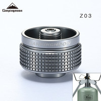 Outdoor Stove Heightening Adapter CAMPINGMOON Z03 Aluminum Alloy Gas Tank Adapter Gas Stove Heightening Adapter Camping Supplies