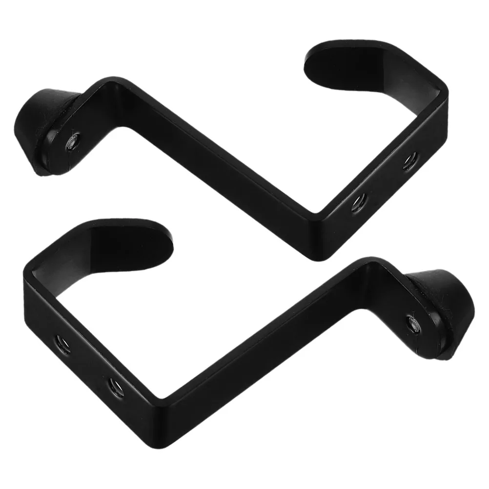 

1 set Stainless Steel Door Hooks Durable Protective Spacesaving Design Easy Installation Bathroom Metal Hooks Over Door Hangers