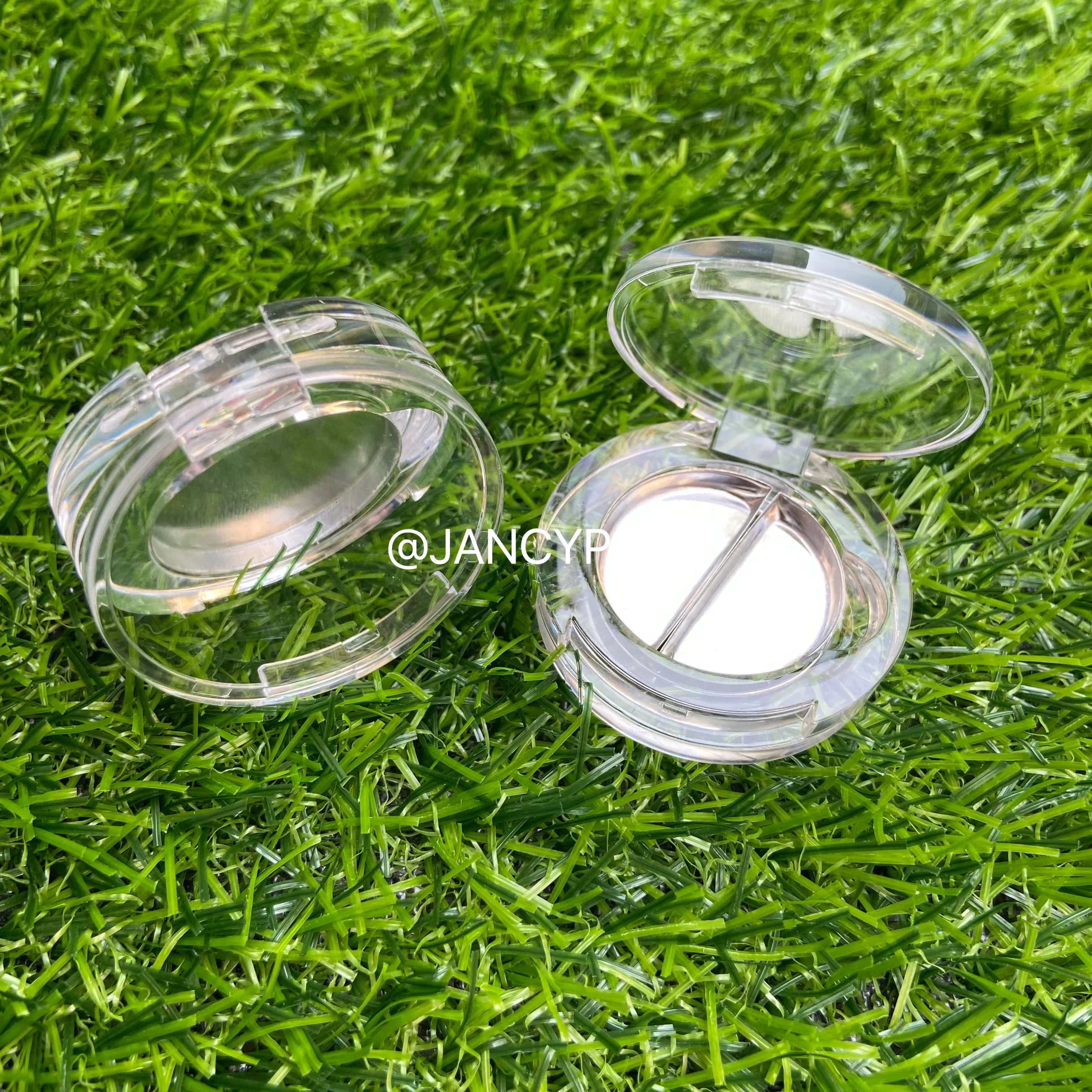 

1g clear Clear Beauty Blusher Containers Transparent Eyeshadow Powder Compacts Beauty Highlights Pots Eye Shadow Palette