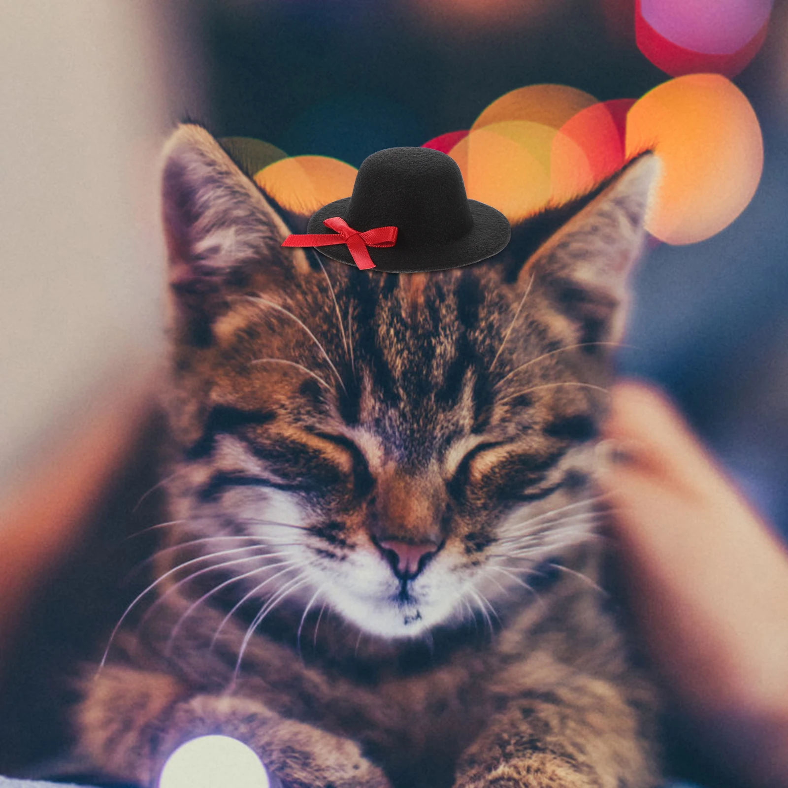 

2pcs Pet Hat Scarf Set Dog Costume Accessories Lightweight Comfortable Party Xmas Winter Decor for Cat Dog Pet Supplies