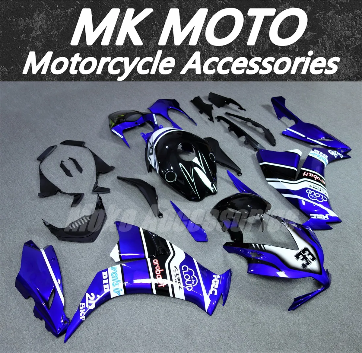 

Fairings Kit Fit For Cbr1000rr 2012 2013 2014 2015 2016 Bodywork Set High Quality ABS Injection New Blue Black White