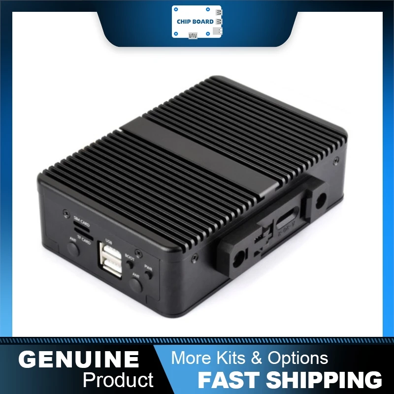 Waveshare Industrial Carrier Board for Raspberry Pi CM5, Dual Gigabit/2.5G Ethernet, 4K Output, 4G/5G Module Support