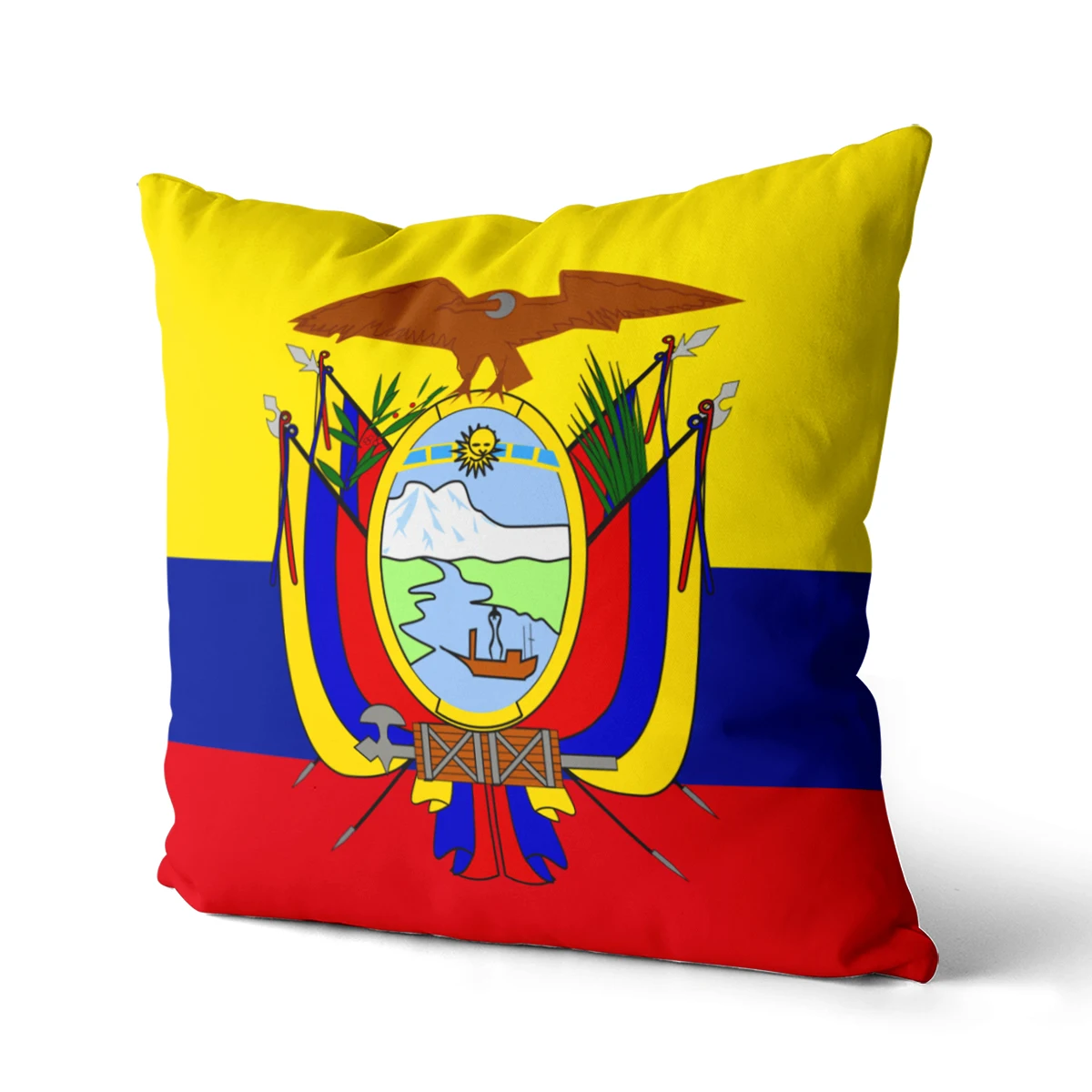 Wuzidream The Ecuador Flag Pillow Cover Decoration Pillow Case Decorative Throw Pillow Cover For Sofa Cushion Cover