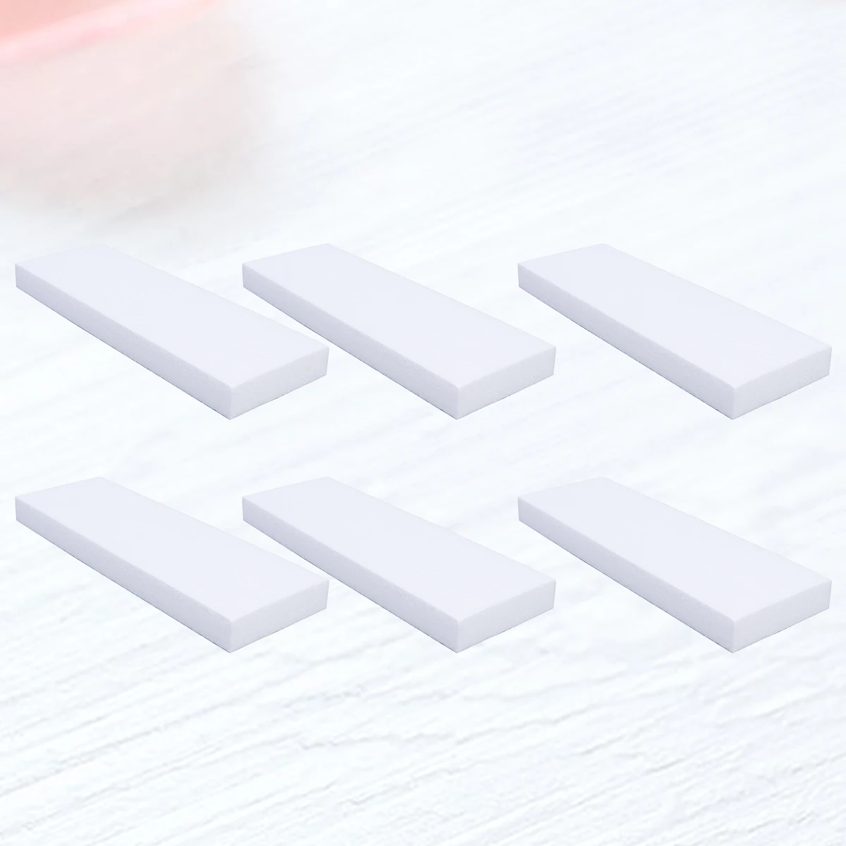 

6 Pcs Foam Block Blocks for Table Centerpiece Bricks Mold DIY Cake Embryo Model Tool Smooth