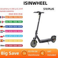 isinwheel S10plus (ABE)Adult Electric Scooter 500W Motor 36V 15Ah Battery 10\