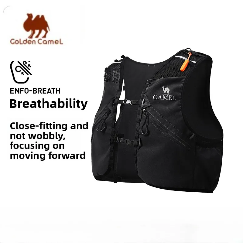 GOLDEN CAMEL Trail Running-ultra-light Backpack Running Hydration Vest Sports Double Shoulder Marathon Vest Bicycle Water Bags