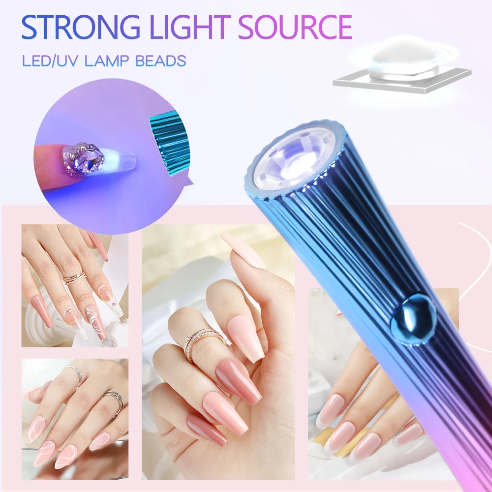 LULAA-Sèche-ongles portable à séchage rapide, lampe UV LED aste professionnelle, outils de photothérapie à domicile, haute qualité