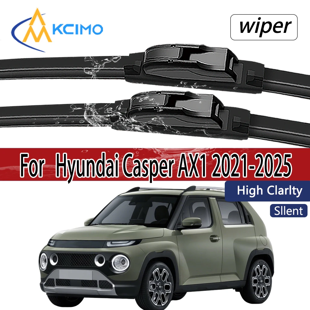 

Для Hyundai Casper AX1 2021-2025 щетки стеклоочистителя переднего стекла 2 шт. аксессуары для окон ветрового стекла