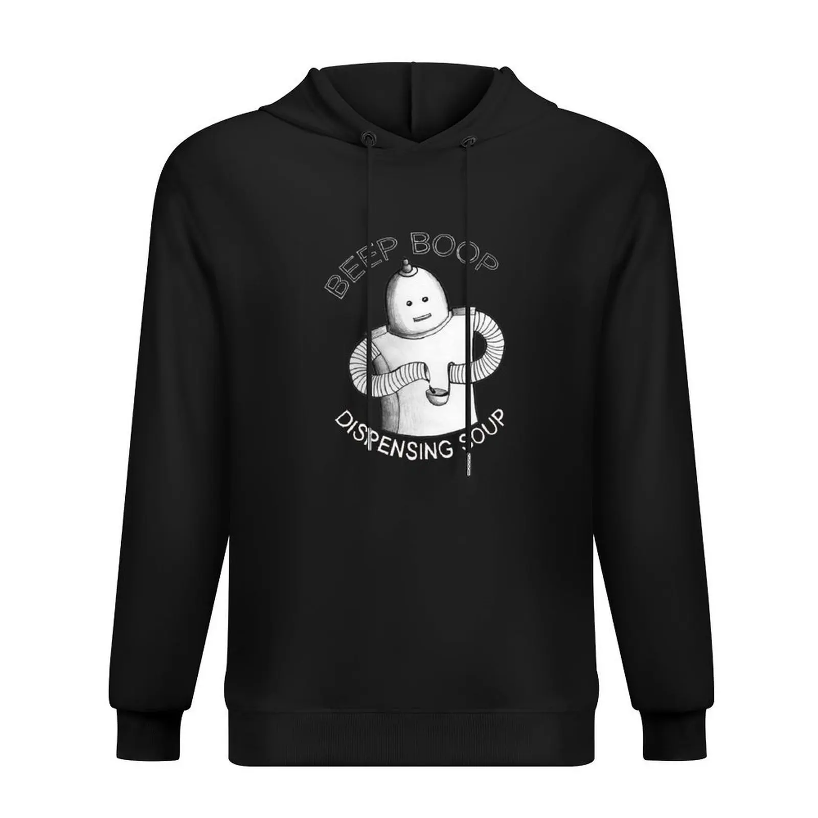 

Beep Boop, Dispensing Soup Robot Hoodie men wear fashion men anime clothes korean clothes hoodie men