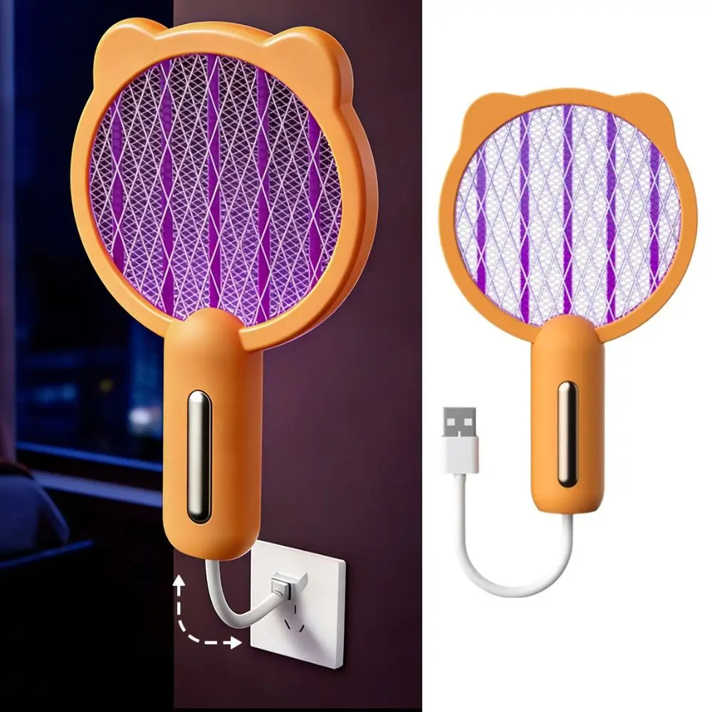 USB Mosquito Killer Lamp Baby Safe Portable Design 2-in-1 UV Light UV Light Electric Swatter Electric Mosquito Swatter Home Use