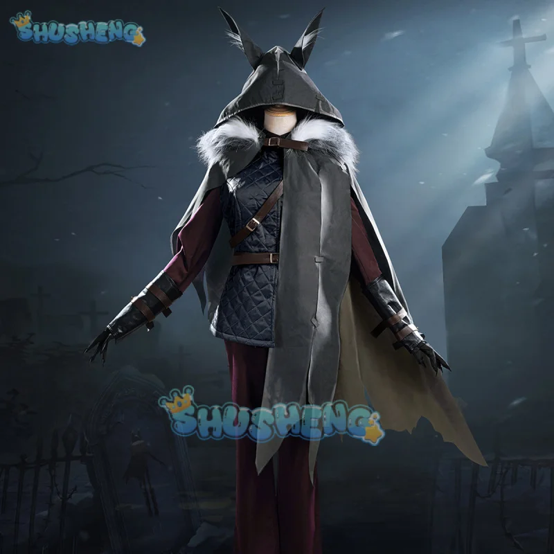 Shusheng الهوية الخامس ساعة الليل Ithaqua تأثيري حلي كوس لعبة أنيمي زي حفلة الهالوين لعب دور الملابس مجموعة كاملة جديدة
