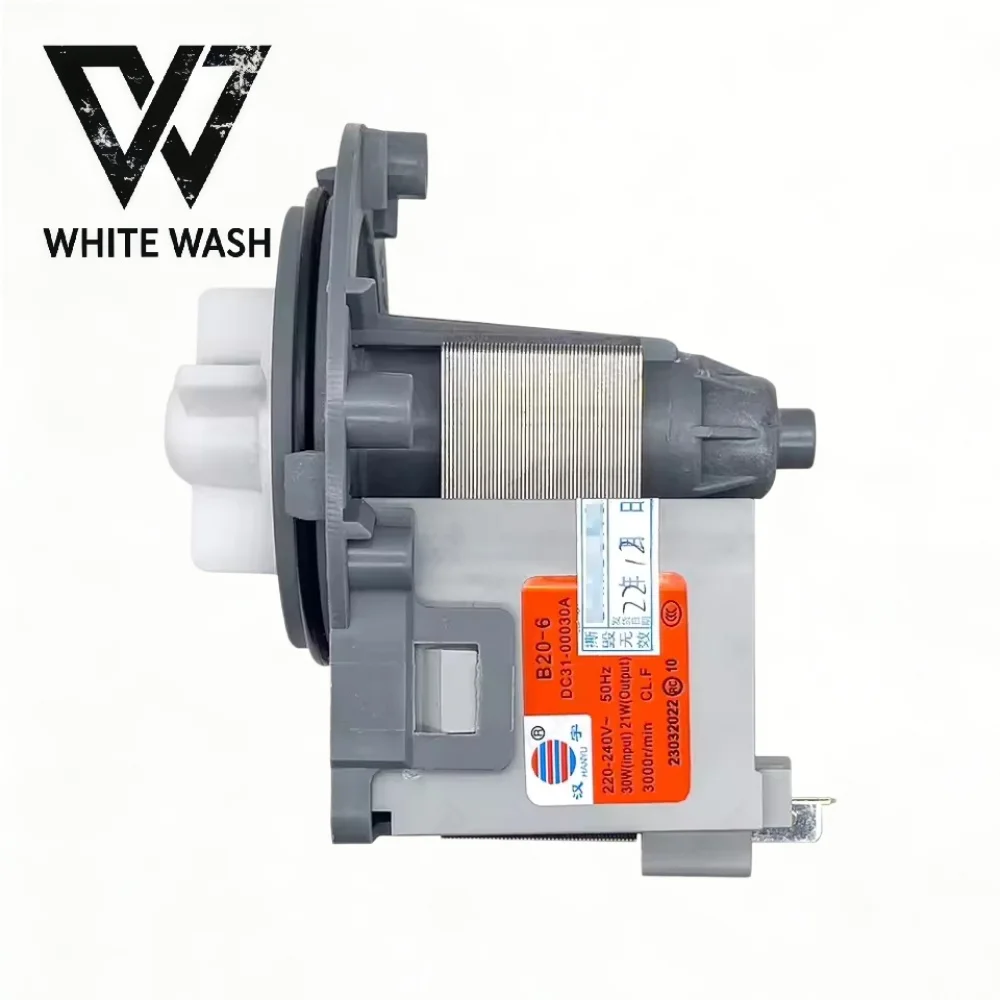 Nuevo Motor de Bomba de Desagüe para Lavadora B20-6 220-240V 50Hz 30W 3000 rpm DC31-00030A, Pieza de Repuesto para Lavadora, Compatible con Todas las Lavadoras