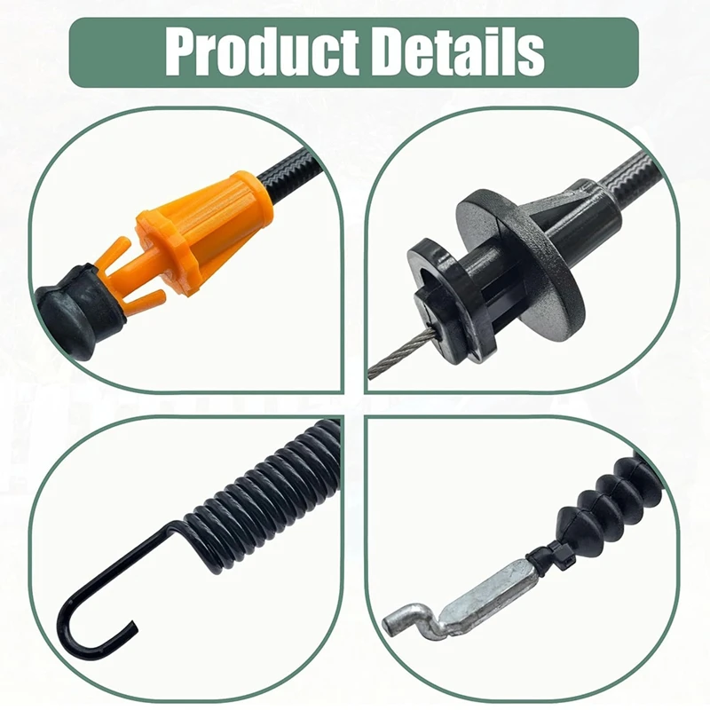 ABNO-Mower Throttle Cable For MTD 946-04173E 746-04173E Deck Engagement Cable Lawn Mower Parts Deck Cables Garden Power Tools