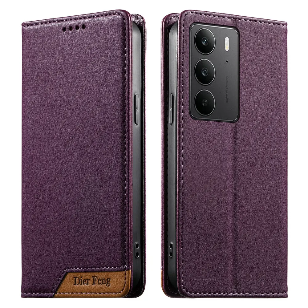 

Leather Wallet Case For OPPO Realme C75 Luxury Book Cover RFID Blocking Funda Realme C75 C73 C67 C65 C63 C61 C55 C53 C51 Etui