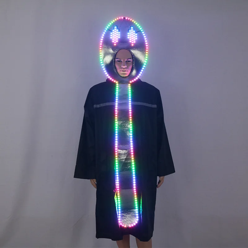 

Adult Spoon Fork Cosplay Costume LED Light up Jumpsuit Luminous Party Funny Outfit Halloween Dress up Role Play Clothes 2025