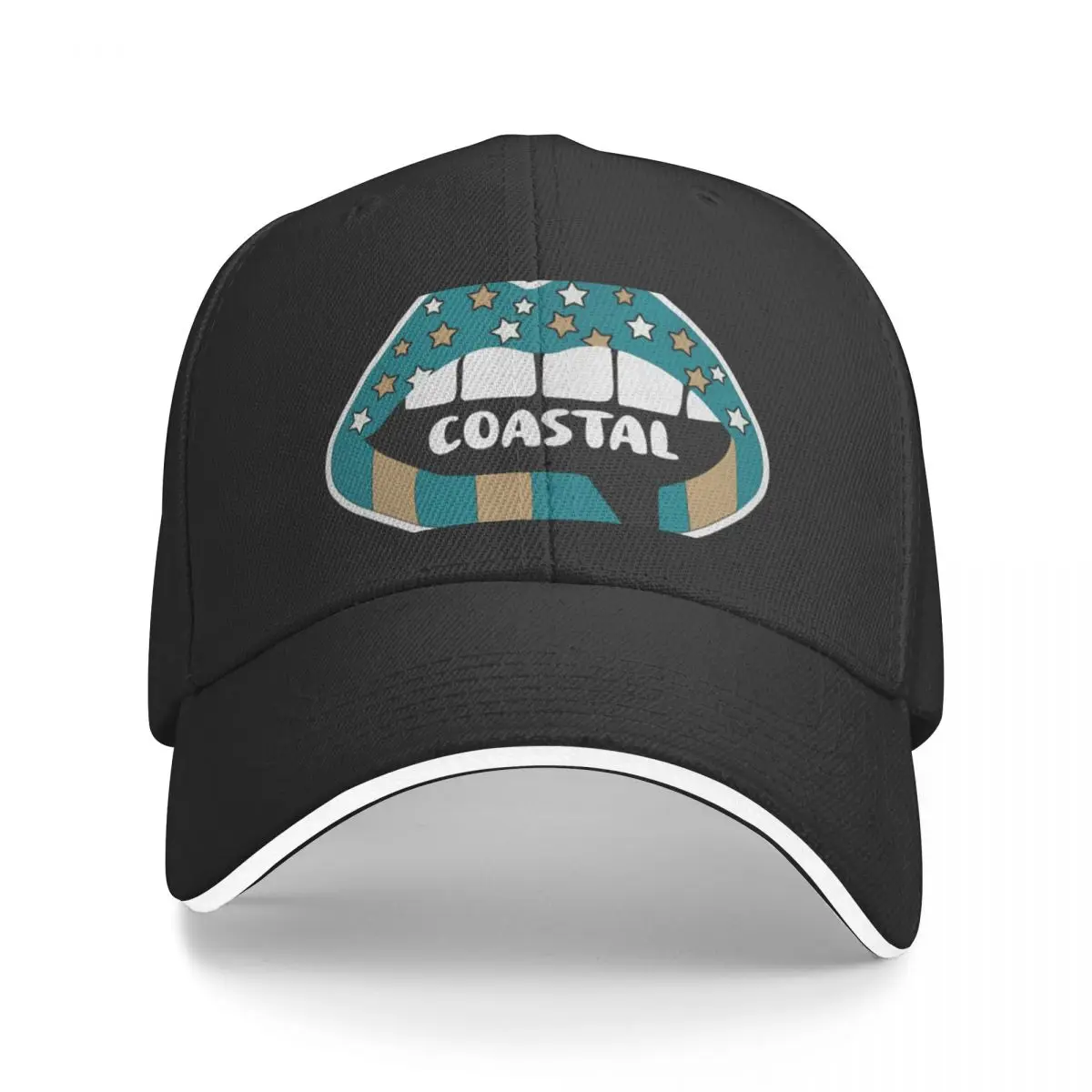 Coastal Carolina Lips Poster Baseball Cap Hip Hop Vintage Gentleman Hat Mens Tennis Women's