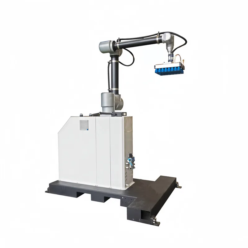 Robotic Palletizer Arm For Boxes/Bags Automatic Pallet Stacking System With Conveyor | PLC Control