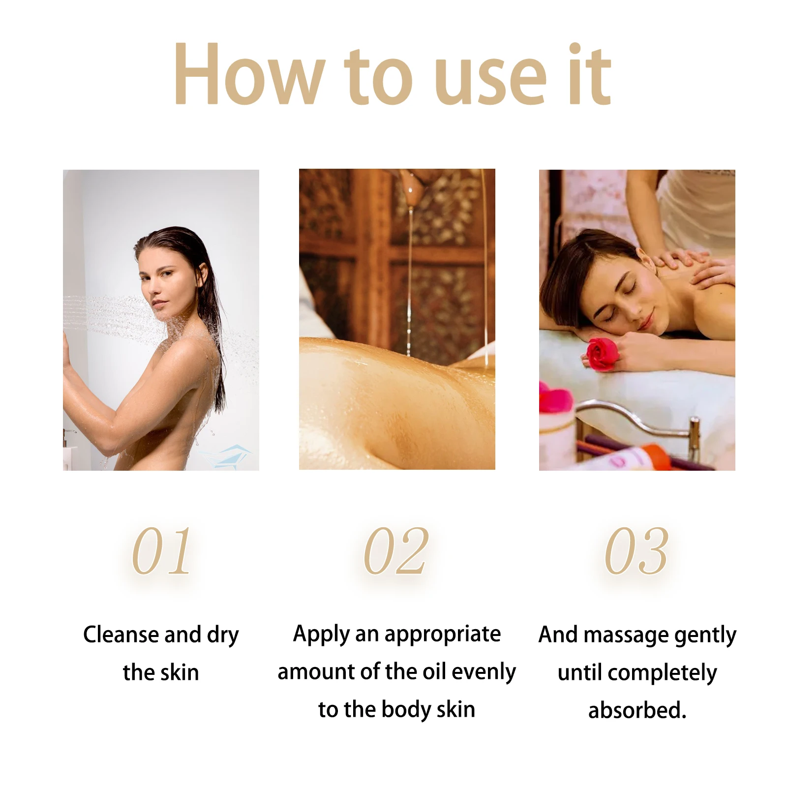 OceAura Handcrafted Body Oil Body Massage Moisturizing Firming And Tender Skin Care Essential Oil