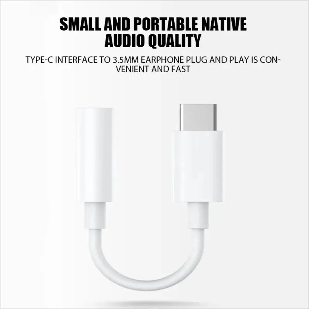 Original USB Type C to 3.5mm Jack Audio Cable Earphone AUX Adapter USB C Headphones AUX Audio Converter for Samsung Huawei Xiomi