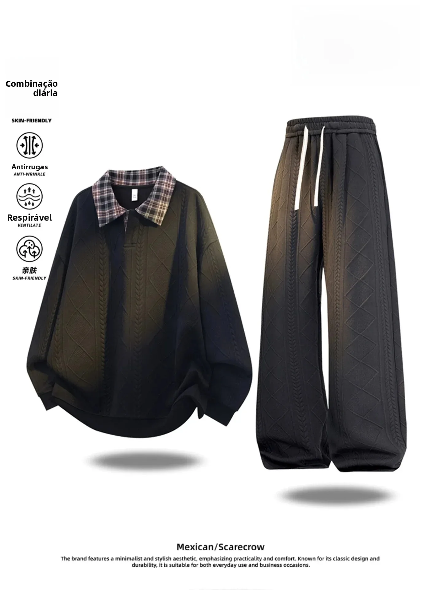 casual-sportswear-set-for-men-and-women-spring-autumn-new-trendy-brand-color-block-collar-long-sleeve-sweatshirt