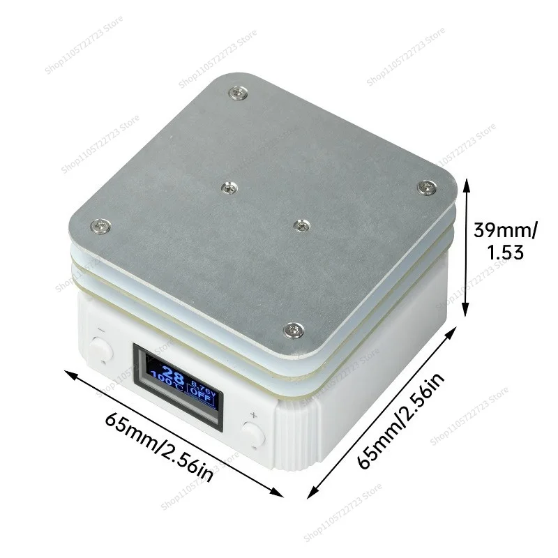 FOR Mini Digital Display Adjustable Heating Table PD65W 20V Constant Temperature Heating Table PCB Surface Mount Preheating