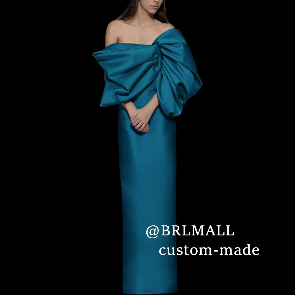 

Tailored Fitting Long Formal Dresses for Women 2025, Off Shoulder Satin Wedding Party Gowns, Dinner Event Elegant Prom Gowns