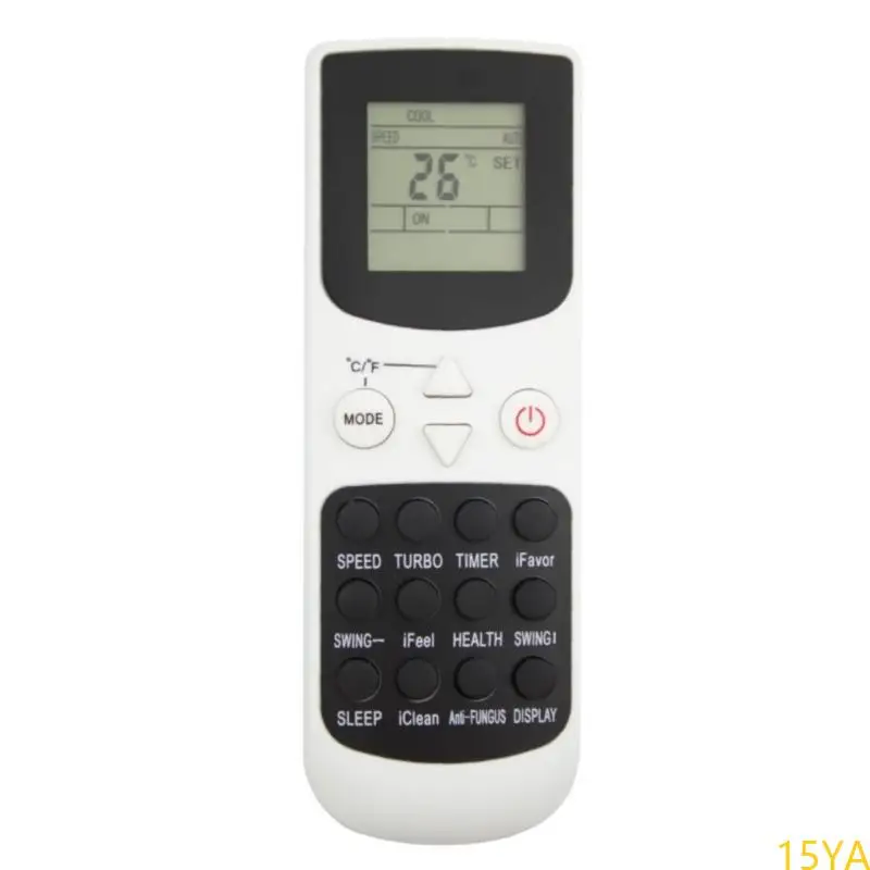 15YA Professional Remote Control Reemplazo aire acondicionado Control remoto para YKR-Q