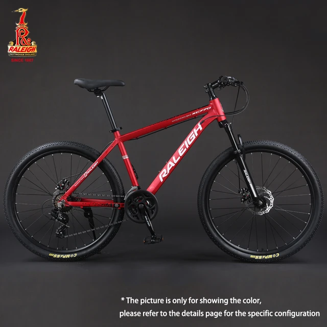 RALEIGH Mountain Bike Aluminum Alloy Frame MTB Off Road Bicycle Disc Brake Gravel Bicycles 24