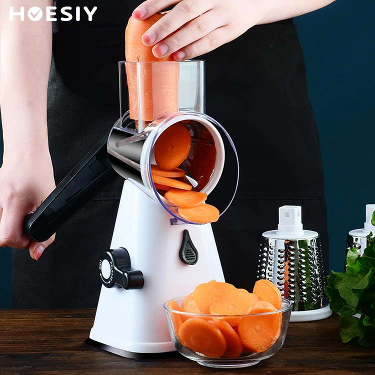 

Manual Vegetable Slicer Cheese Grinder Rotary Grater Vegetable Chopper Kitchen Countertop Cutter Shredder Fruit Vegetable Tool