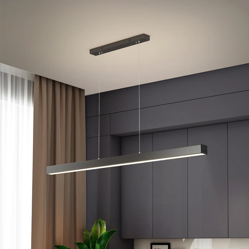 moderno lustre de led em forma unica iluminacao interior lampadas decorativas simples casa sala de estar quarto jantar estudo 01