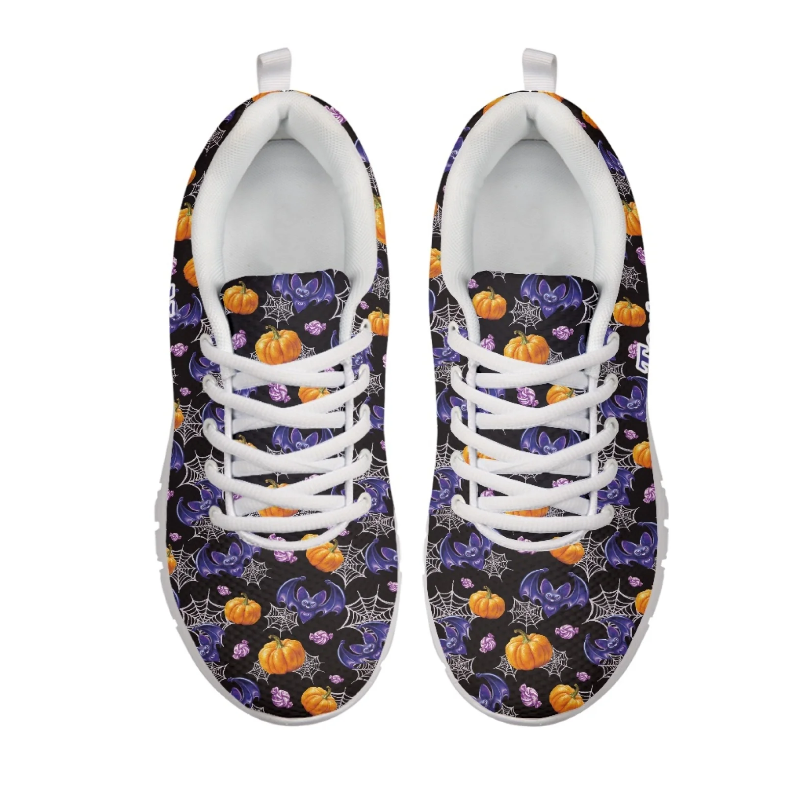 Coloranimal Spider Web Sneakers for Women Lightweight Breathable Mens Athletic Trainers for Tennis
