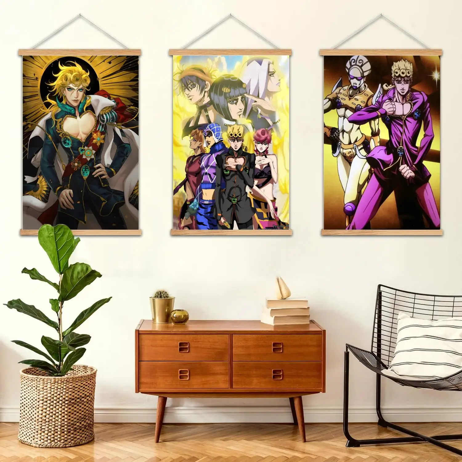 Настенная живопись в рамке jjba, холст, художественный постер и настенное искусство, современный семейный декор для спальни, декоративная живопись Настенная живопись в рамке jjba, холст, художественный постер и настенное искусство, современный семейный декор для спальни, декоративная живопись