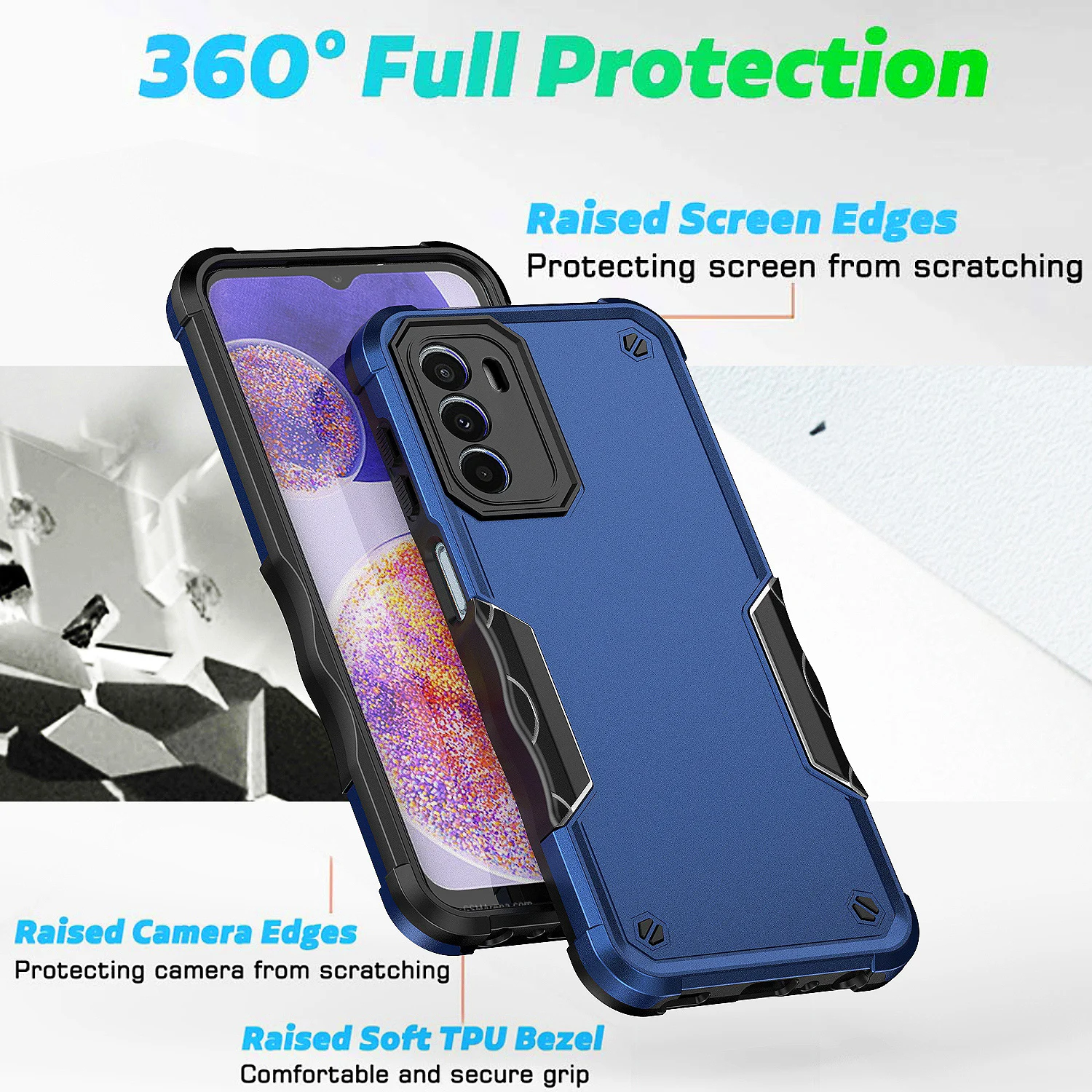 Light-Armor Shockproof Case For Moto Stylus G71 G60 G52 G51 G50 G41 G31 G22 Edge 20 Pro Rugged Drop Cover Ultra-thin Mobile Case