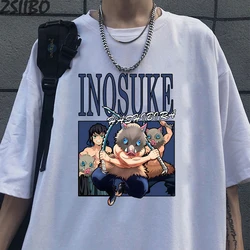 Hot Hashibira Inosuke Graphic Short Sleeve T-shirts for Women Men Fashion Y2k Loose T-shirt Casual Summer T-shirts Plus Size Top