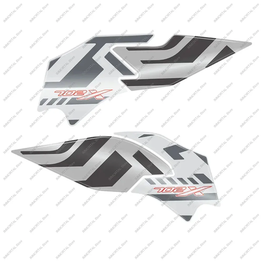 

For TRK702 TRK 702 2023 2024 Side fuel tank stickers scratch resistant wear-resistant waterproof 3d resin sticker