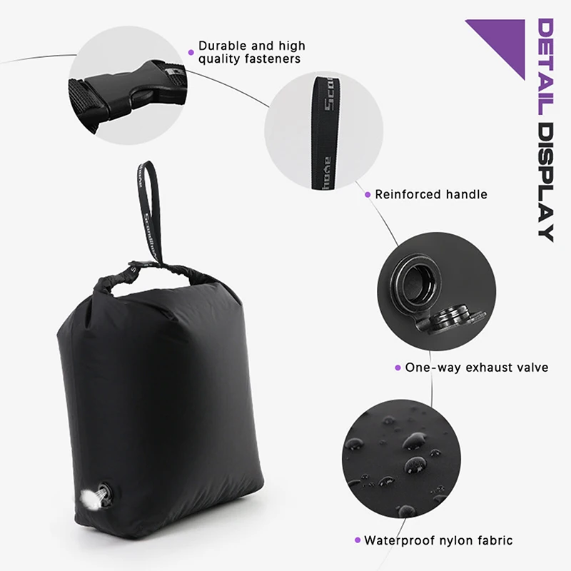 One Piece Large Waterproof Compression Bag for Clothes Storage, Business Travel Luggage, Dustproof, Vacuum Sealed, Portable