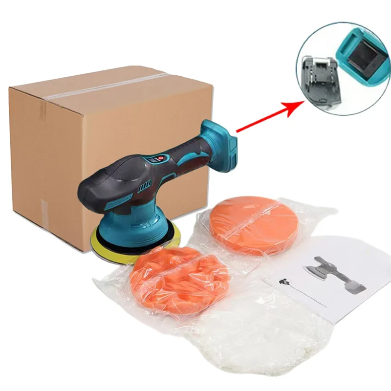 

ABRO-Ordless Car Polisher 8 Gears Adjustable Auto Electric Waxing Sanding Sealing Glaze Tool Fit