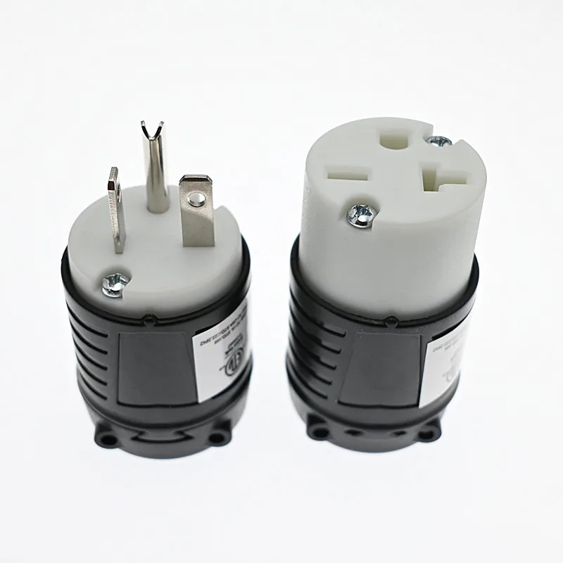 NEMA 6-20R Self-wiring socket, NEMA US Anti-drop 6-20R Female Industrial Plug Direct Connector Converter