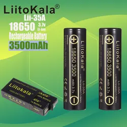 LiitoKala 30A Lii-35A 18650 akumulator litowo-jonowy 3.7 V 3500 mAh akumulator litowo-jonowy o dużej pojemności do Flashinglig