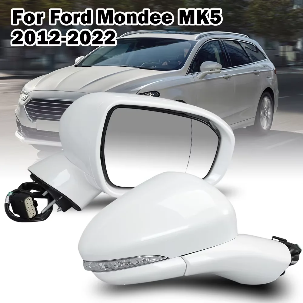

9 Pins Rearview Mirror Assembly For Ford Mondeo MK5 2015-2022 With Folding EU Version Side Rearview Mirror Car Accessories
