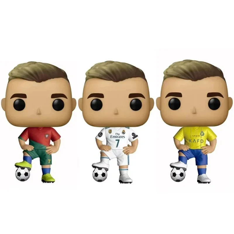 Figura de Vinilo de Cristiano Ronaldo CR7, Portugal, Real Madrid, Riad, Juventus, Manchester United, Juguete, Decoración Infantil, Regalos de Cumpleaños