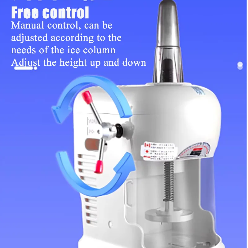 Smart Touch-Control Snowflake Ice Maker for Modern Kitchens