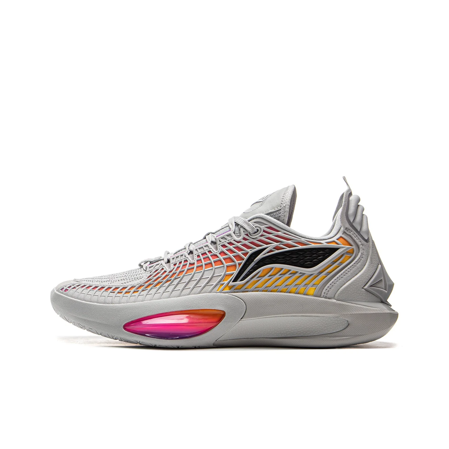 Li Ning JB3 Low top Basketball Shoes Men's Gray Red ABAU107-34