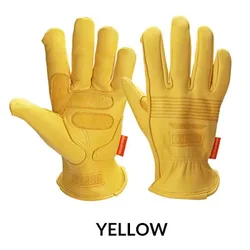 Retro Leather Riding Off-Road Motorcycle Wear-Resistant Gloves for Men
