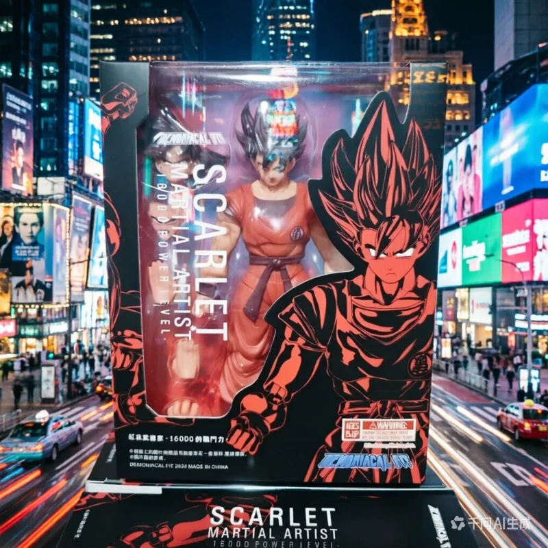 

OfferDemoniacal Fit Dragon Ball Z SHF Son Goku Kaio Ken Scarlet Martial Artist 16000 Power Level Anime Action Figures Mo