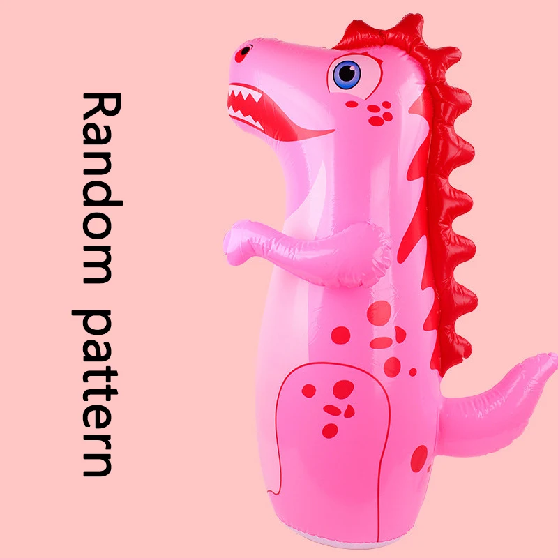 Tumbler Boxen Aufblasbare Stehende Boxsack Eltern Kind Spielzeug für Jungen Spiele Sport Dinosaurier Modell Kinder Aktivität Im Freien Geschenk