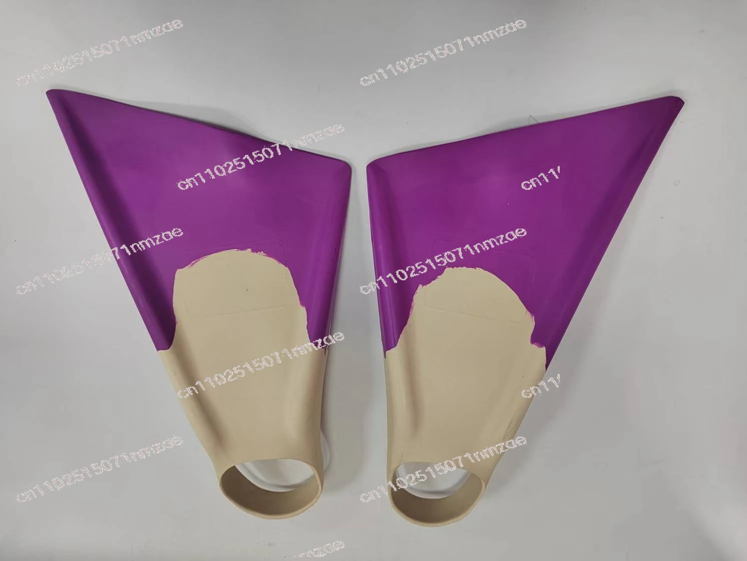 Rubber swimming flippers frog shoes adult long and short diving flippers professional surfing duck feet