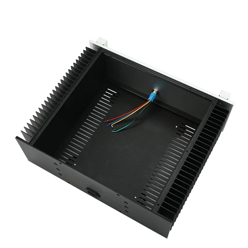 ارتفاع 150 مللي متر فئة الألومنيوم الكامل أ مرحلة ما بعد الصوت النقي مكبر للصوت الإسكان الهيكل/أمبير الضميمة/كيس/لتقوم بها بنفسك صندوق (430*150*350 مللي متر)